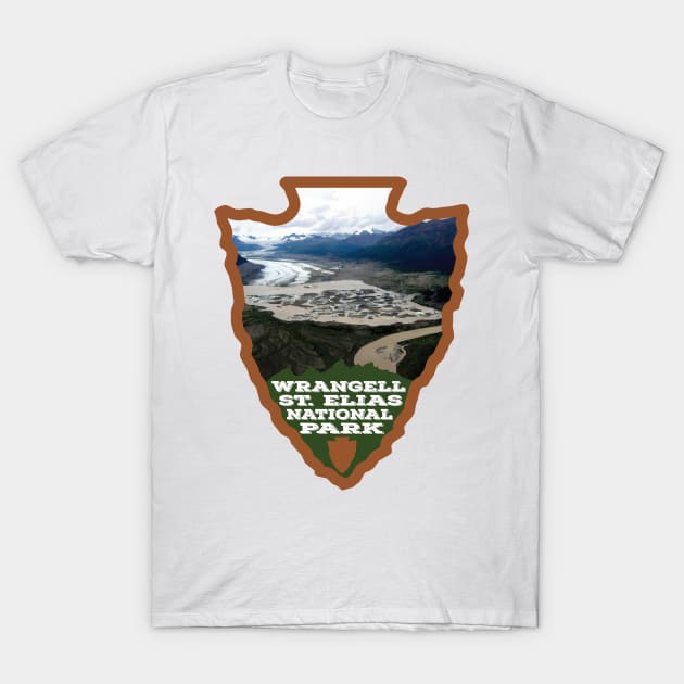 Wrangell-St. Elias National Park and Preserve arrowhead T-Shirt by nylebuss